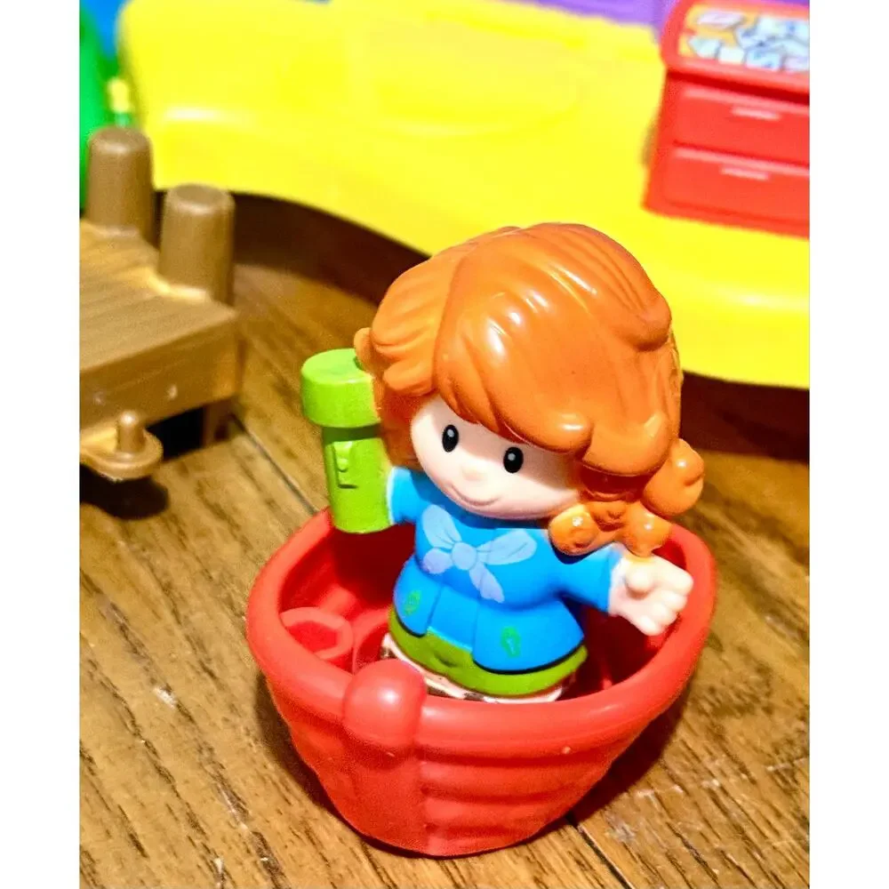 Fisher Price Little People Songs & Sounds Camper RV 2 kids boat cooler lights
